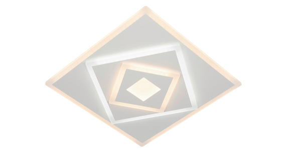 LED-DECKENLEUCHTE 40/40/6 cm   - Weiß, Trend, Kunststoff/Metall (40/40/6cm) - Novel