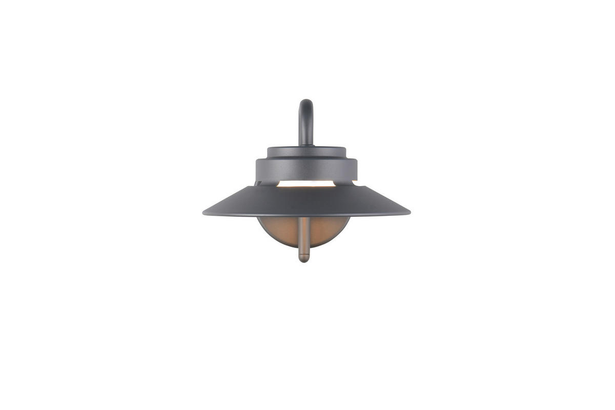AUSSENWANDLEUCHTE Atrato 26/16,5/20 cm  - Anthrazit/Weiß, KONVENTIONELL, Kunststoff/Metall (26/16,5/20cm) - Trio Leuchten
