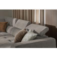 ECKSOFA in Struktur Greige  205/284 cm  - Greige/Schwarz, Design, Kunststoff/Textil (205/284cm) - Xora
