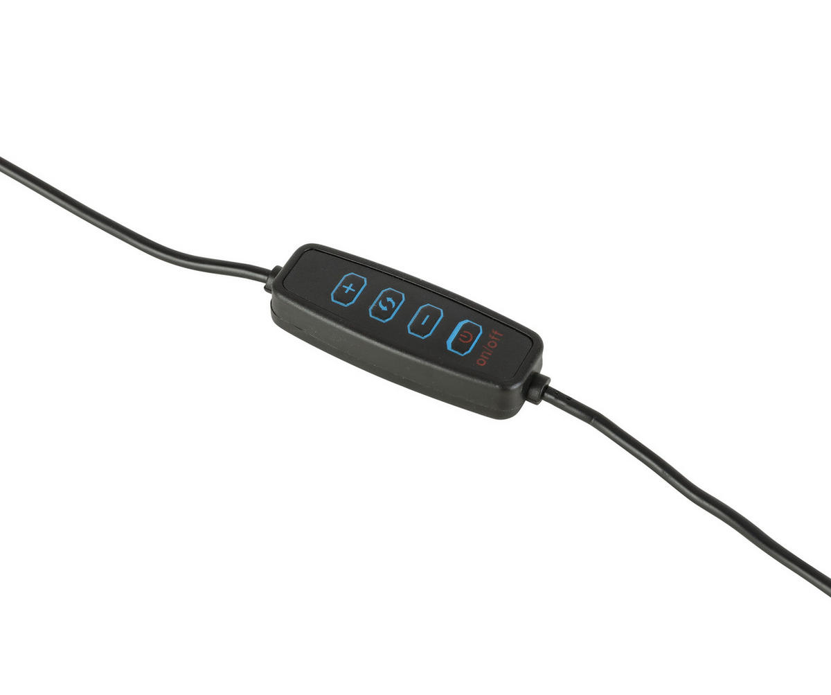 LED-RINGLAMPA 24,5/38 cm   - vit/svart, Trend, metall/plast (24,5/38cm) - Novel