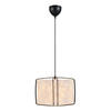 HÄNGELEUCHTE Cardine 35/28,5 cm   - Schwarz/Weiß, Design, Kunststoff/Metall (35/28,5cm) - Nordlux
