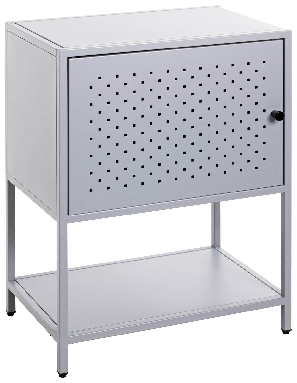 NACHTSCHRANK 45/60/30 cm  - Grau, Design, Metall (45/60/30cm)