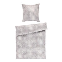 BETTWÄSCHE 2-teilig Gregorio Jersey 155/220 cm  - Silberfarben, Basics, Textil (155/220cm) - Estella