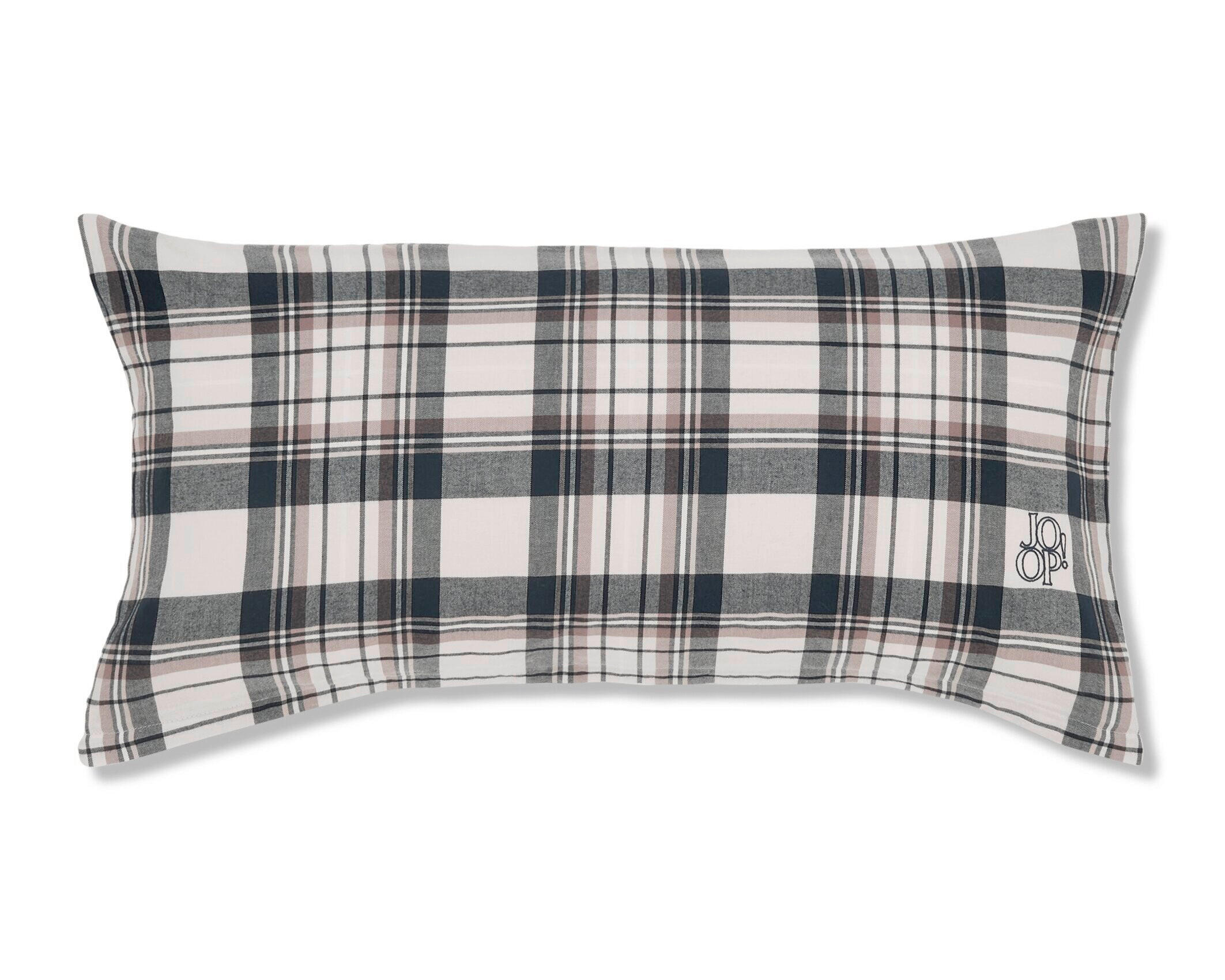 KOPFKISSENBEZUG Soft Frames 80/40 cm  - Blau, Design, Textil (80/40cm) - Joop!