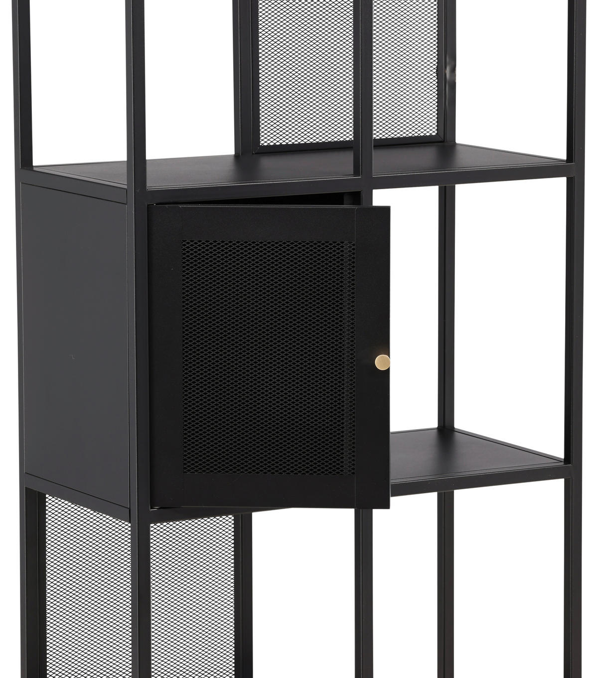 HYLLA i 70/180/35 cm svart  - svart, Design, metall (70/180/35cm) - Livetastic