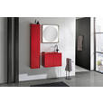 HOCHSCHRANK 35/162,5/25 cm  - Rot, Design, Glas/Holzwerkstoff (35/162,5/25cm) - Dieter Knoll