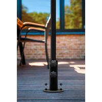 SONNENSCHIRMSTÄNDER Anthrazit  - Anthrazit, MODERN, Metall (13/13/18cm) - Gardenson