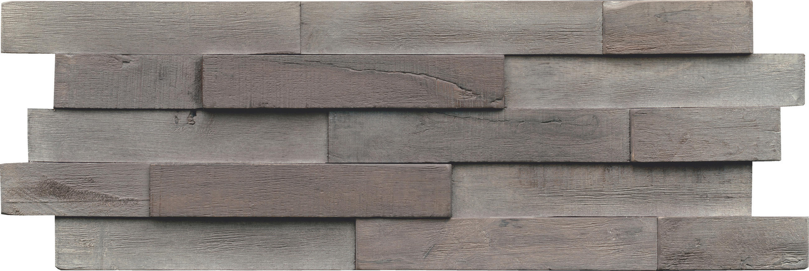 WANDVERKLEIDUNG 9 Stück  - Grau, Basics, Holz (56/20/2cm)