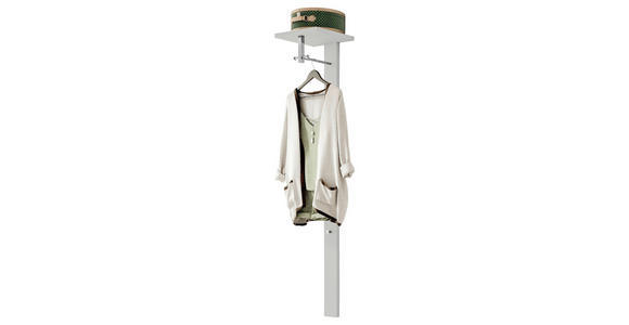 GARDEROBENPANEEL  in 33/167/31 cm  - Weiß, Design, Holzwerkstoff (33/167/31cm) - Moderano