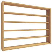 KÖKSHYLLA 80/60/10 cm  i bokfärgad  - bokfärgad, Basics, trämaterial (80/60/10cm) - MID.YOU