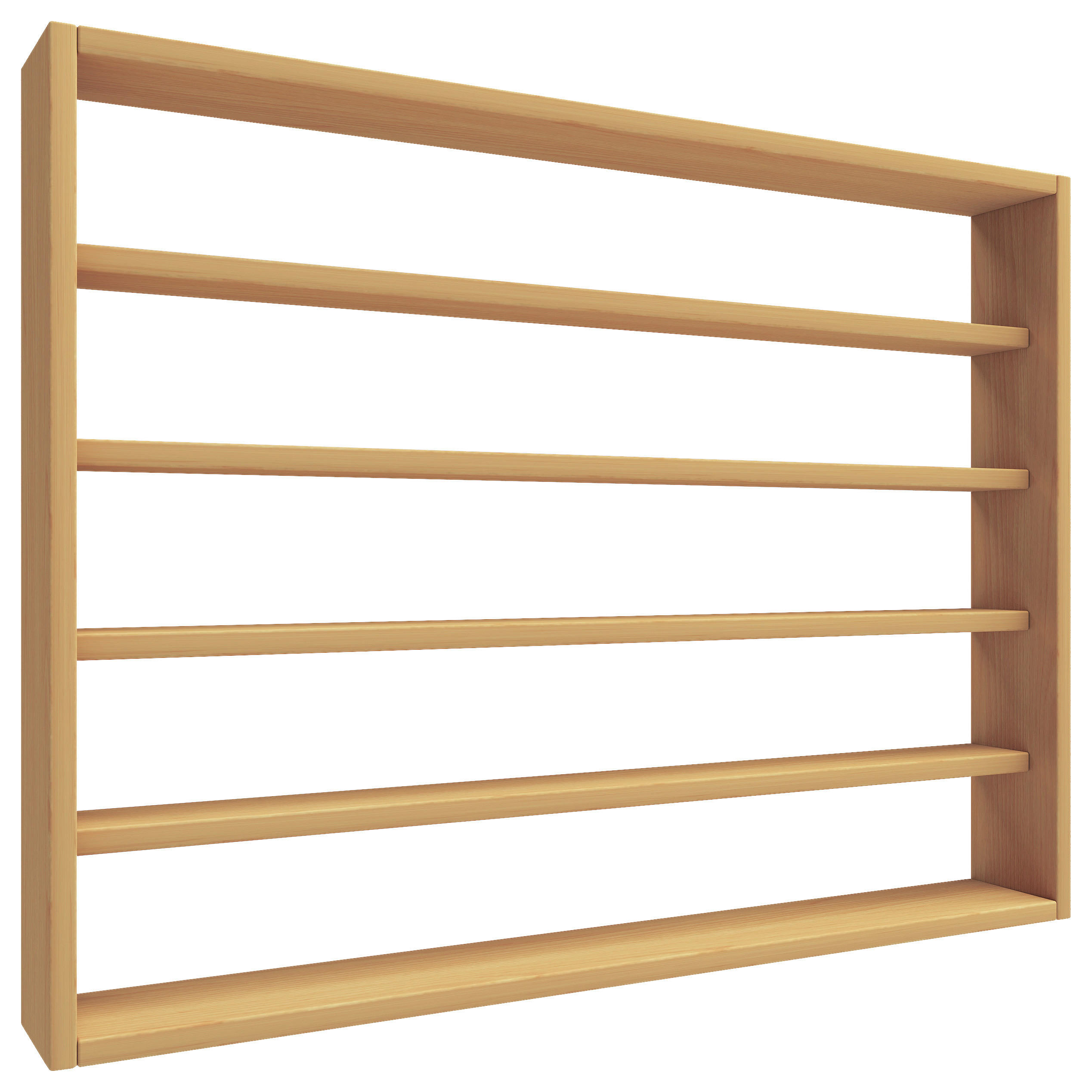 KÖKSHYLLA 80/60/10 cm i bokfärgad 60/80/10 cm