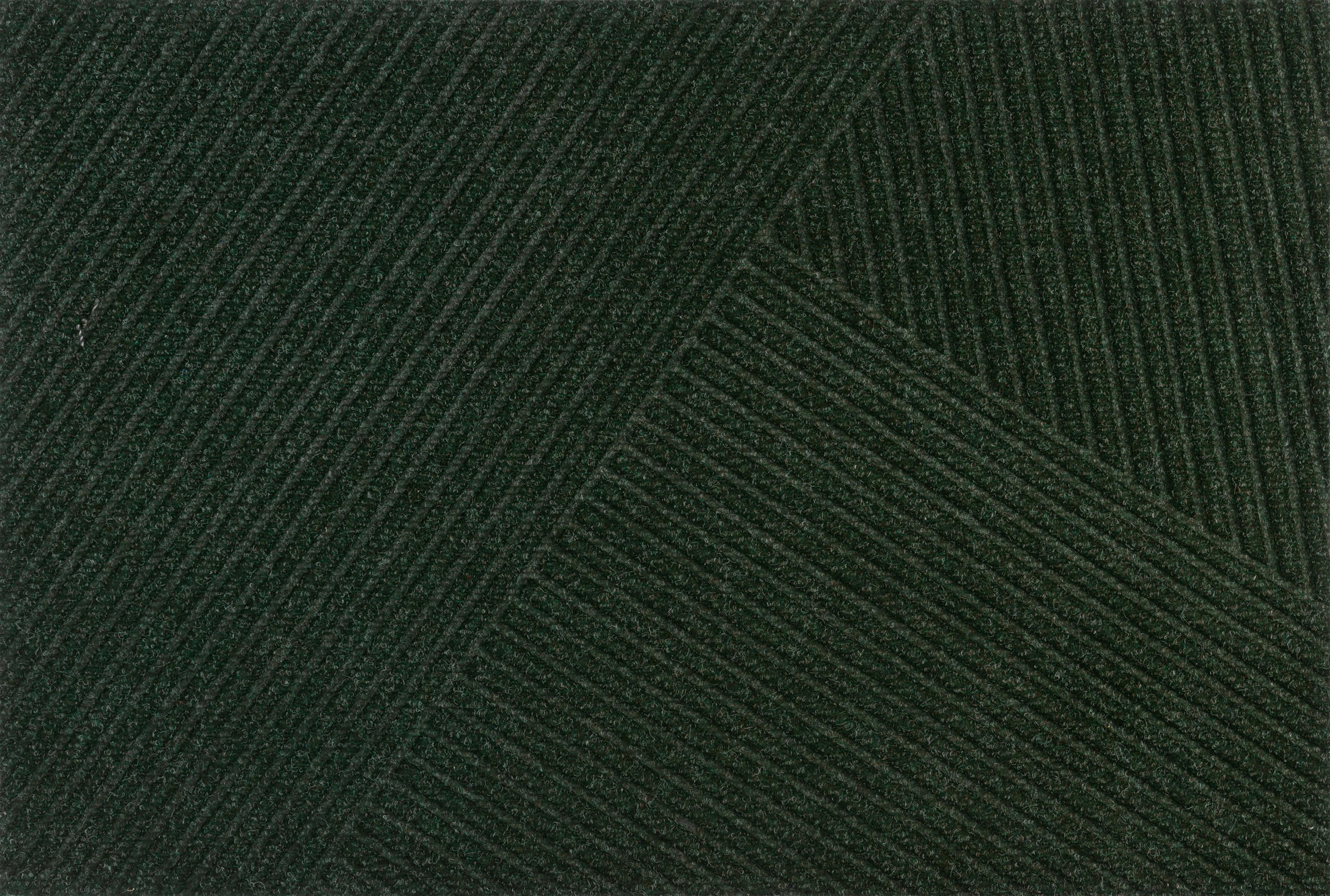 wash+dry FUßMATTE Stripes midnight green Grün 60x90 cm