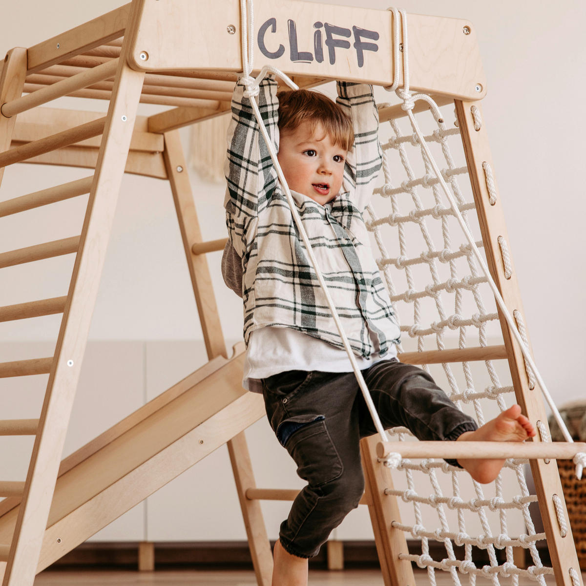 TRAPEZ - Birkefarben, Basics, Holz (33cm) - CLIFF