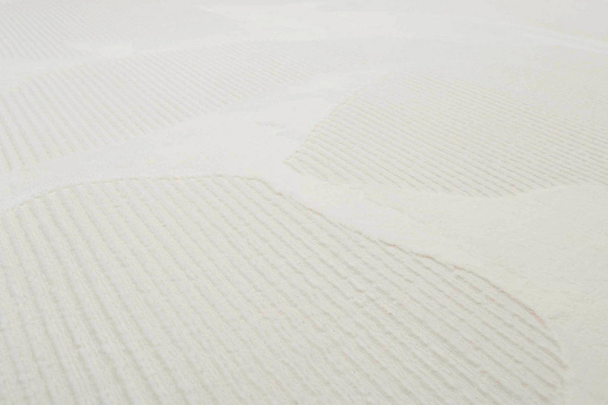FLACHWEBETEPPICH 200/200 cm Sara Creme, Weiß  - Creme/Weiß, KONVENTIONELL, Textil (200/200cm) - Esprit