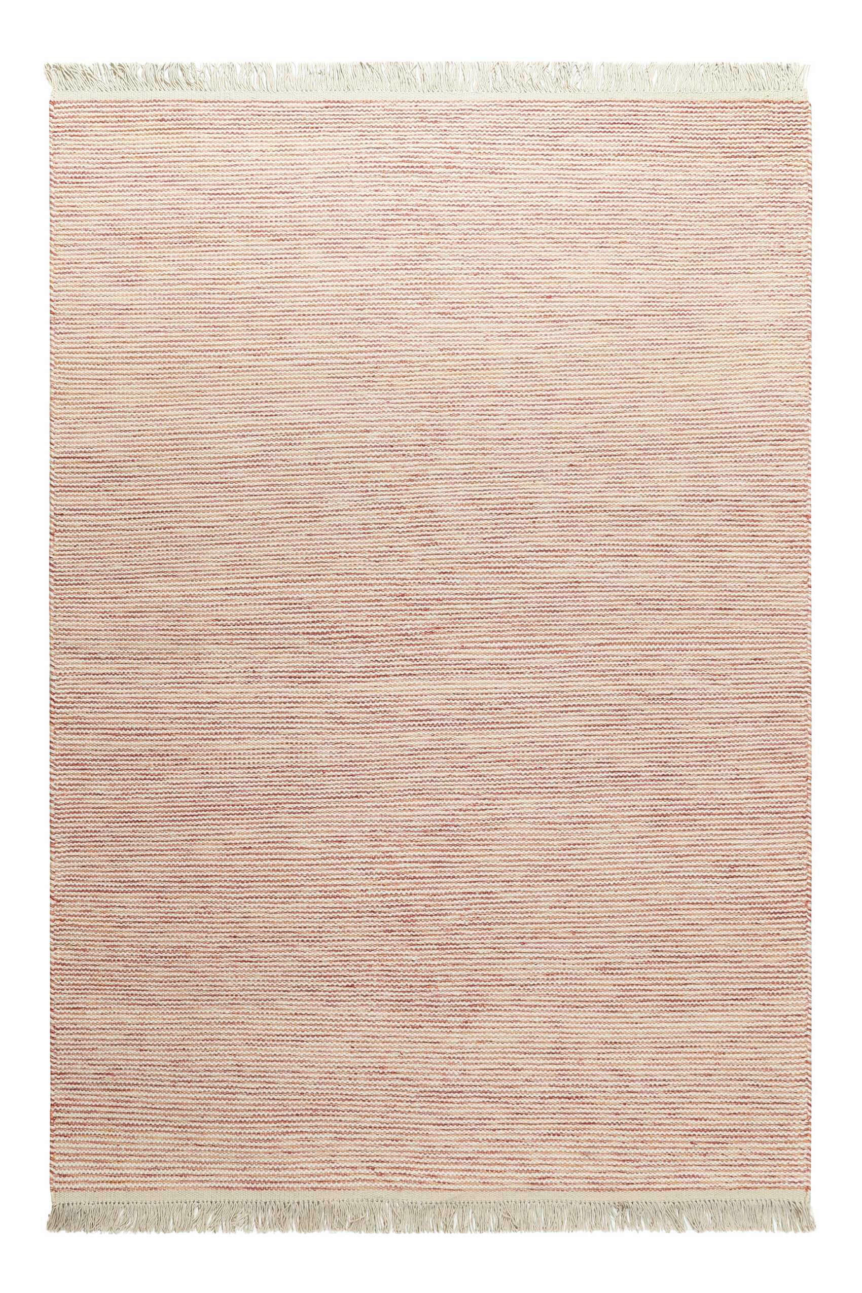 HANDWEBTEPPICH 200/290 cm Amélie Creme, Altrosa rechteckig  - Creme/Altrosa, Design, Textil (200/290cm)