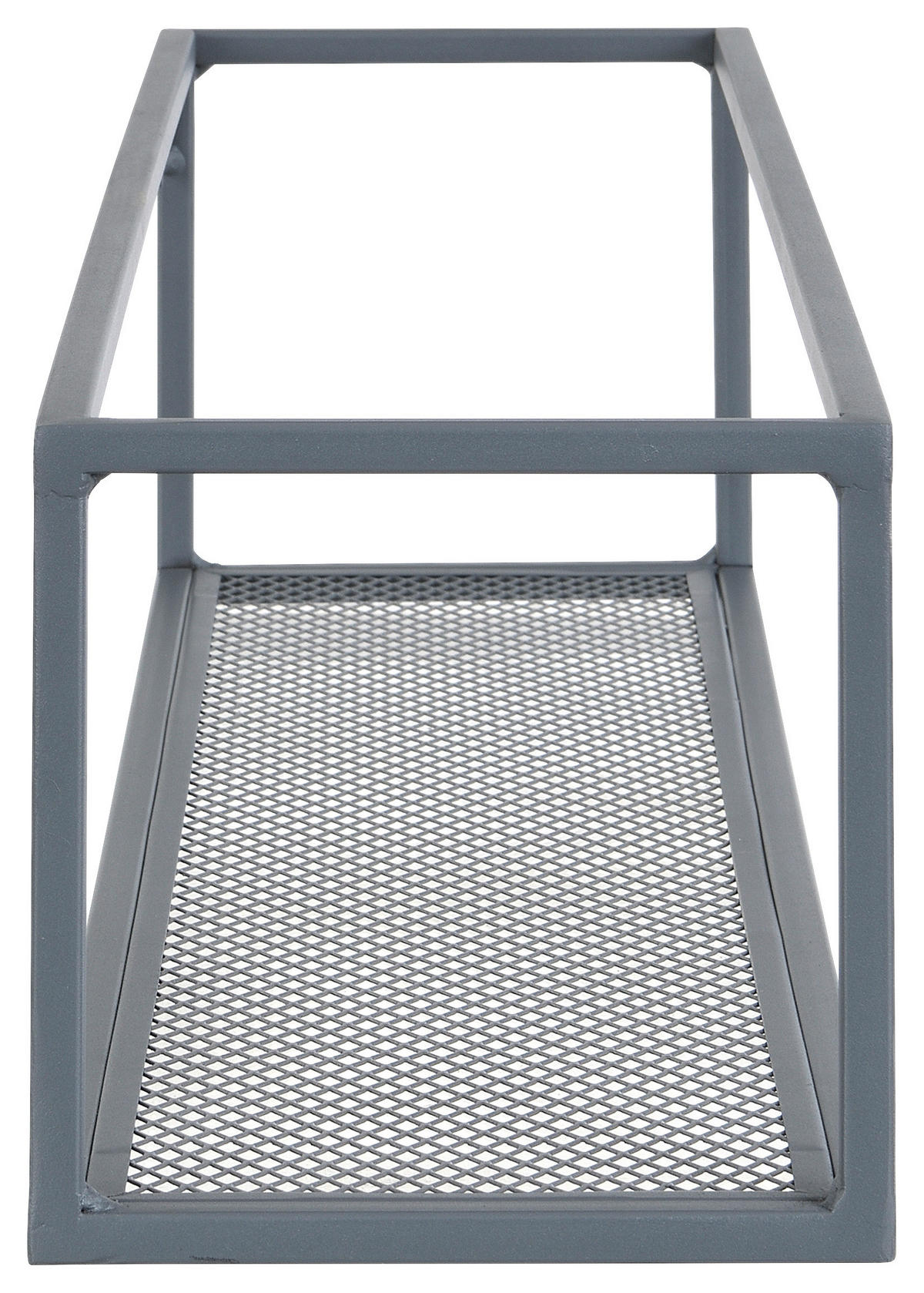 WANDREGAL Dunkelgrau  - Dunkelgrau, Basics, Metall (70/16/16cm) - home24