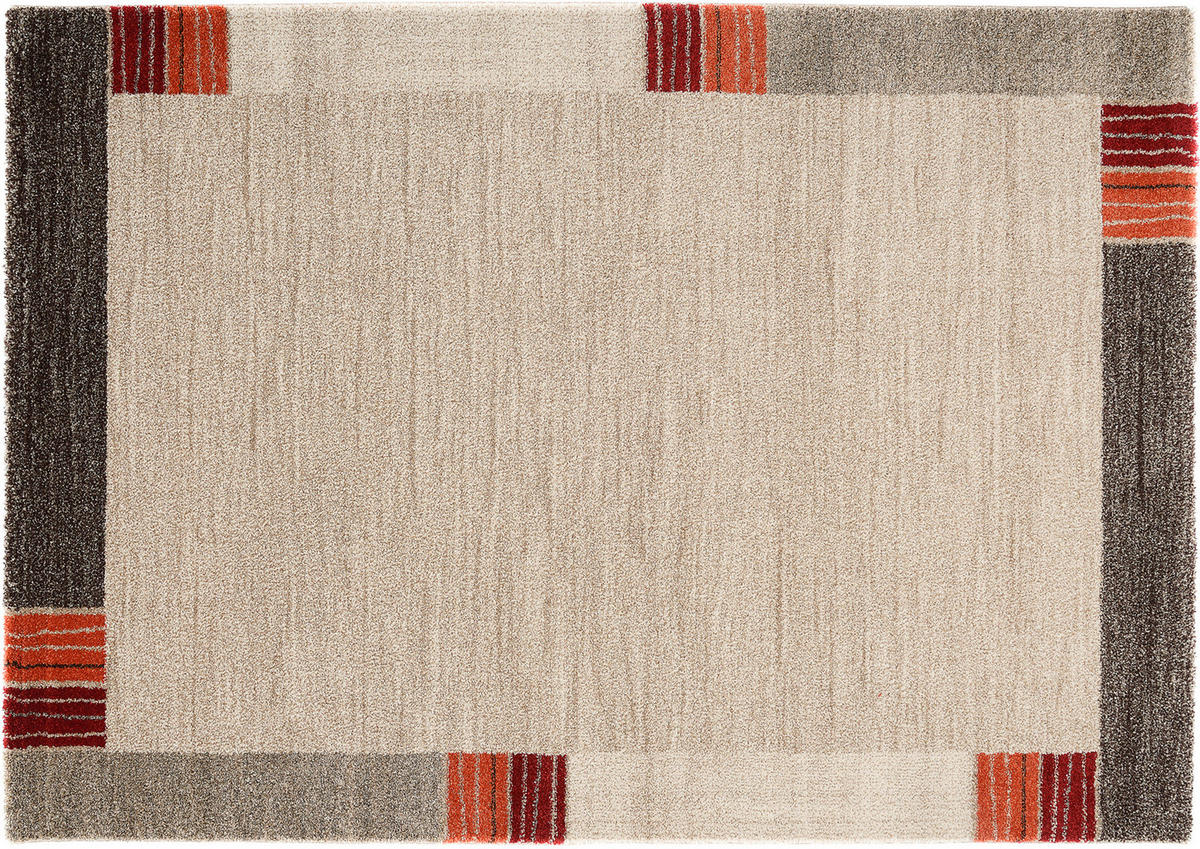 WEBTEPPICH 240/290 cm Palazzo Lobo Dunkelbraun, Beige  - Dunkelbraun/Beige, KONVENTIONELL, Textil (240/290cm) - Novel