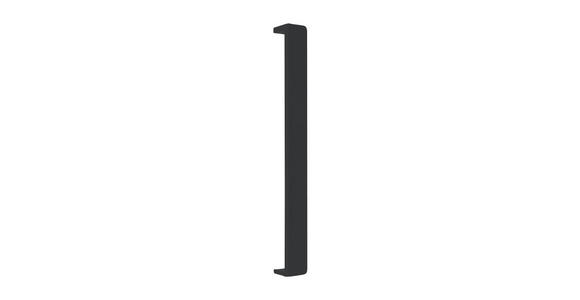 MÖBELGRIFF System Unit Schwarz - Schwarz, Metall (2,4/20/1,7cm) - Hom`in