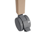 GITTERBETTROLLEN Little Cloud  - Grau, Basics, Kunststoff - Paidi