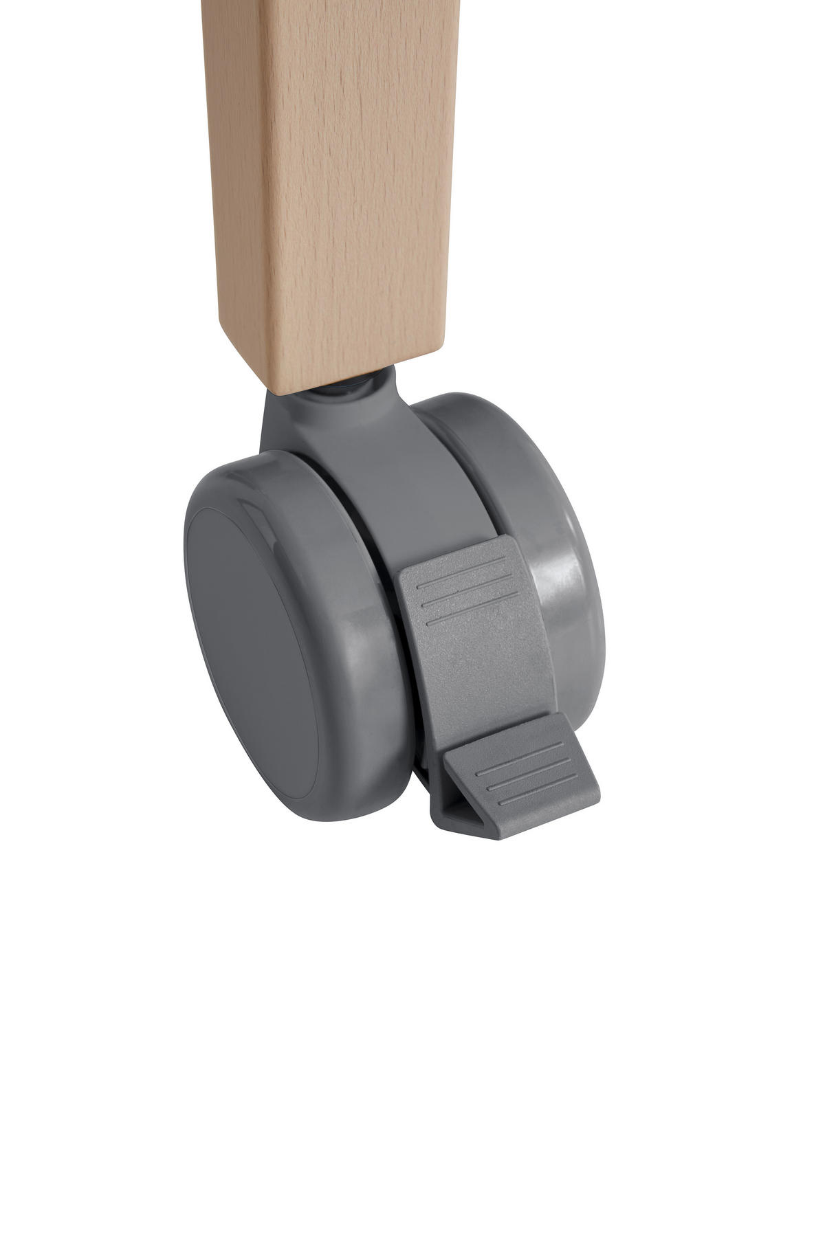 GITTERBETTROLLEN Little Cloud  - Grau, Basics, Kunststoff - Paidi