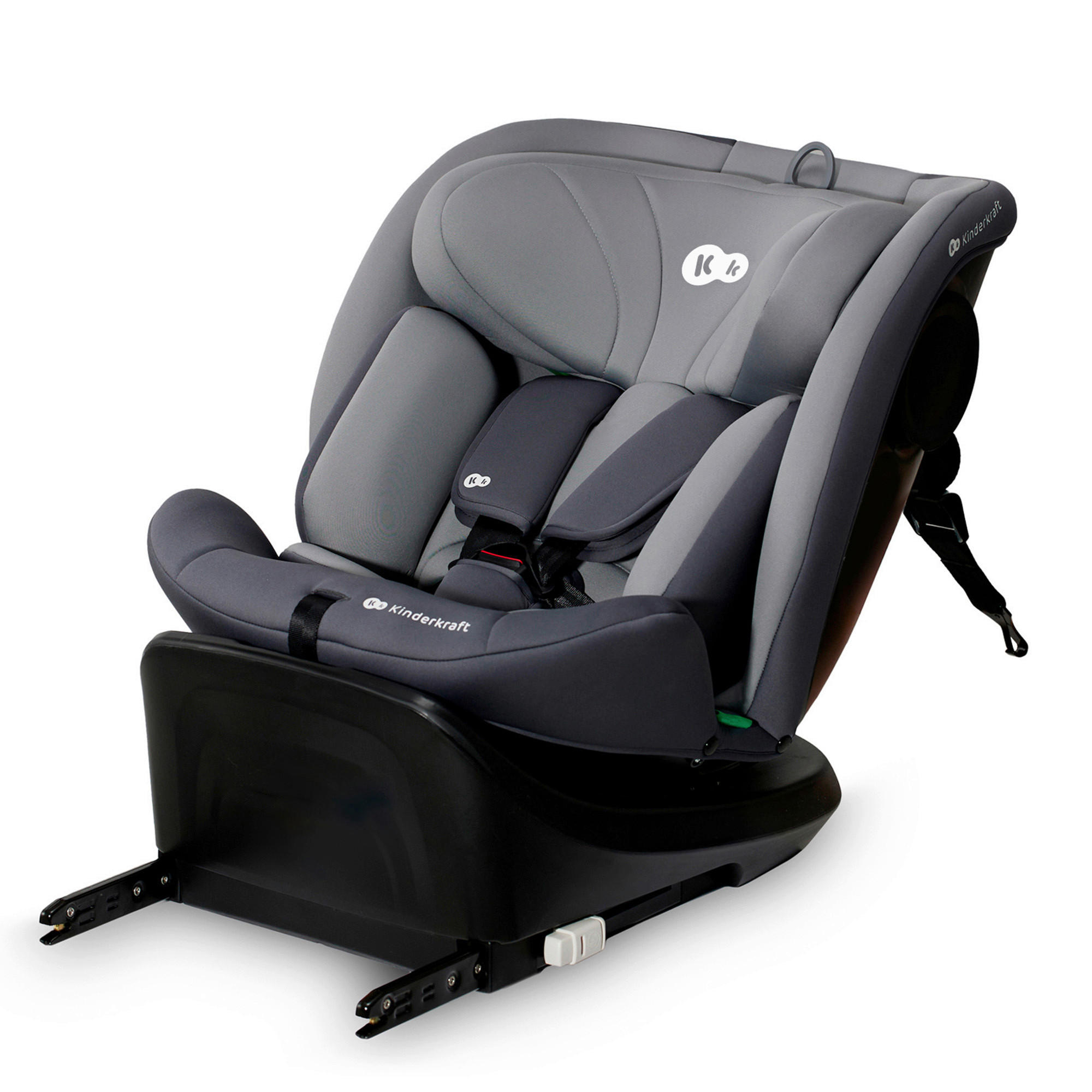 KINDERAUTOSITZ i-Grow i-Size Grey   - Dunkelgrau/Grau, Basics, Kunststoff (44/81/34cm) - Kinderkraft