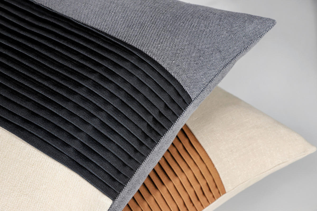 KISSENHÜLLE SW-SCAN 45/45 cm  - Creme/Schwarz, Basics, Textil (45/45cm) - Schöner Wohnen