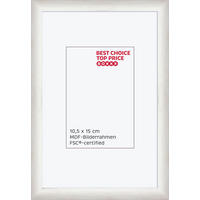 FOTORAHMEN - Weiß, Basics, Glas/Holzwerkstoff (22,5/31cm) - Boxxx
