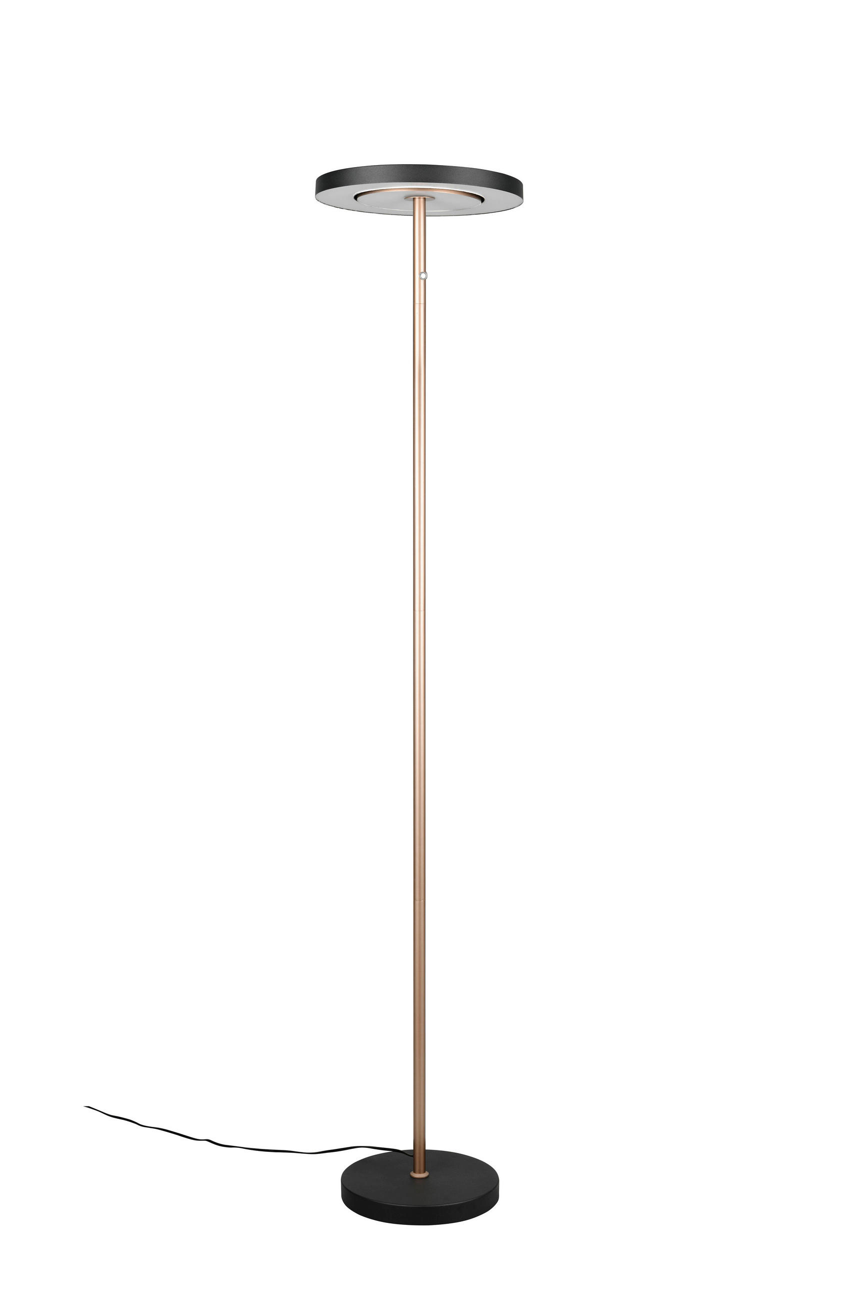 Trio Leuchten Led-Stehleuchte Guano Braun, Schwarz 160 cm