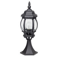 AUßENSTEHLEUCHTE 18/50 cm   - Schwarz, LIFESTYLE, Glas/Metall (18/50cm) - Brilliant