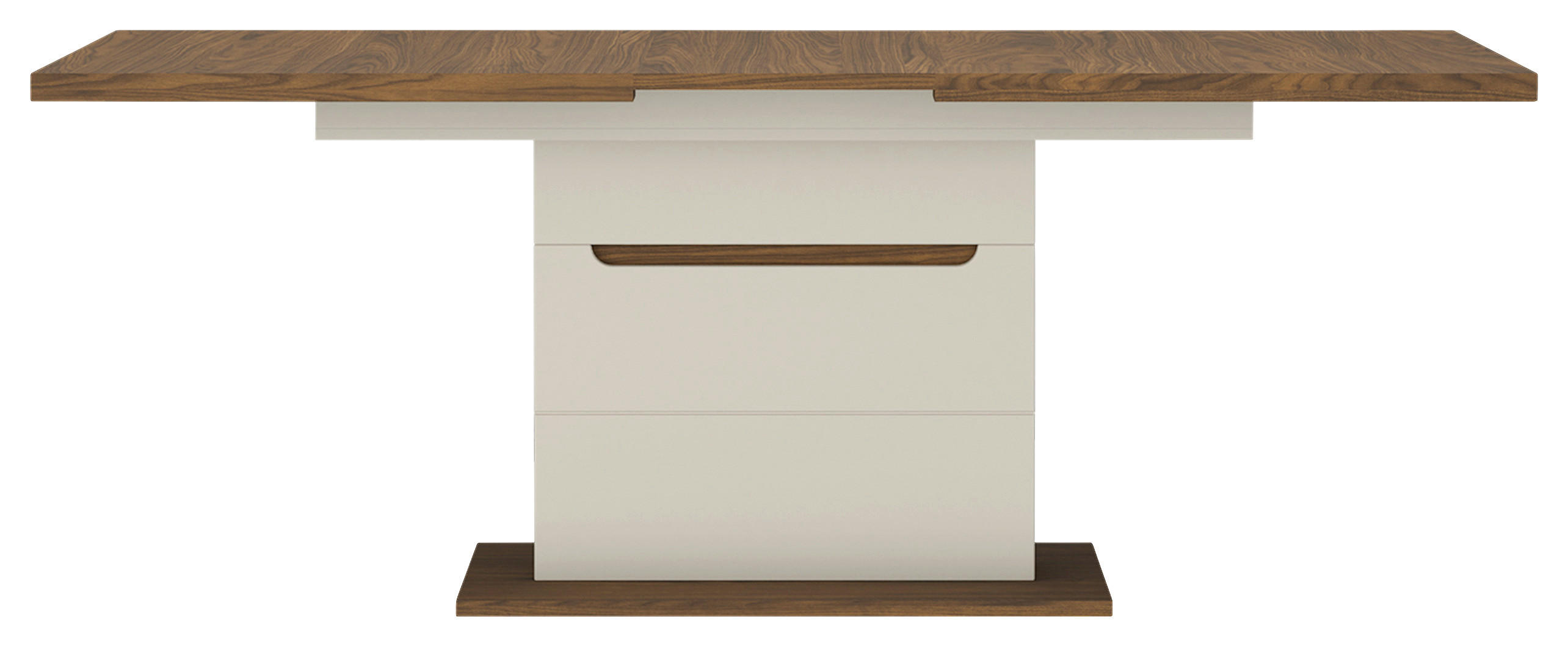 KIHÚZHATÓ ASZTAL - kasmírszínű/diófa színű, Basics, faalapú anyag (160-200/76/90cm) - Hom`in