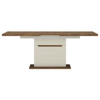 KIHÚZHATÓ ASZTAL - kasmírszínű/diófa színű, Basics, faalapú anyag (160-200/76/90cm) - Hom`in