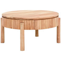 COUCHTISCH Akazie massiv, Sperrholz 80/80/40 cm rund Akaziefarben  - Akaziefarben, LIFESTYLE, Holz (80/80/40cm) - Landscape
