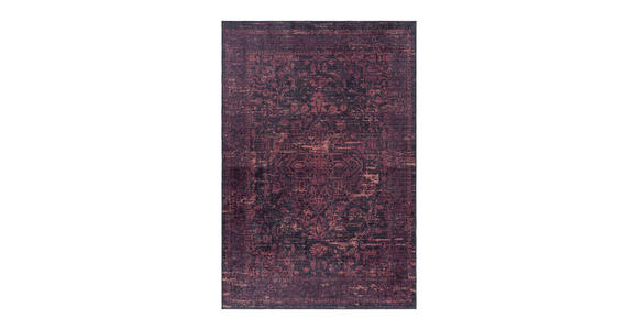 FLACHWEBETEPPICH 80/150 cm Fiesta Rot - Rot, Design, Leder/Textil (80/150cm) - Novel