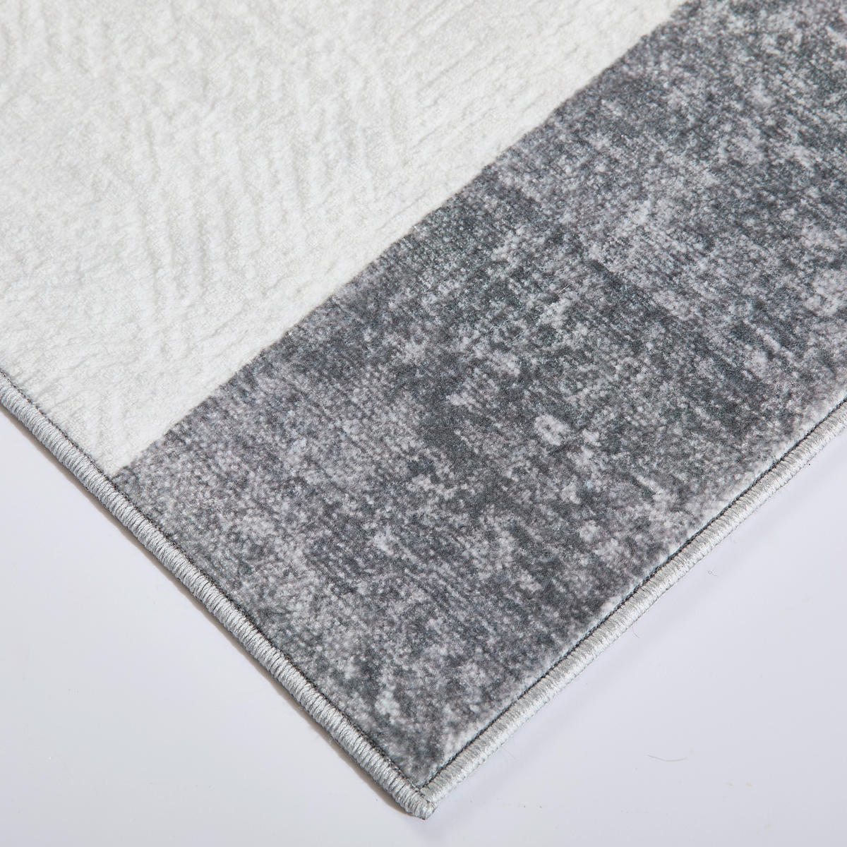FLACHWEBETEPPICH 80/250 cm Grau rechteckig  - Grau, Design, Textil (80/250cm) - Novel