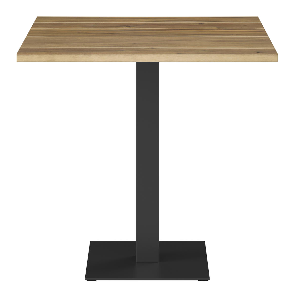 GARTENTISCH  - Akaziefarben, MODERN, Holz/Metall (80/80/76cm) - Ambia Garden