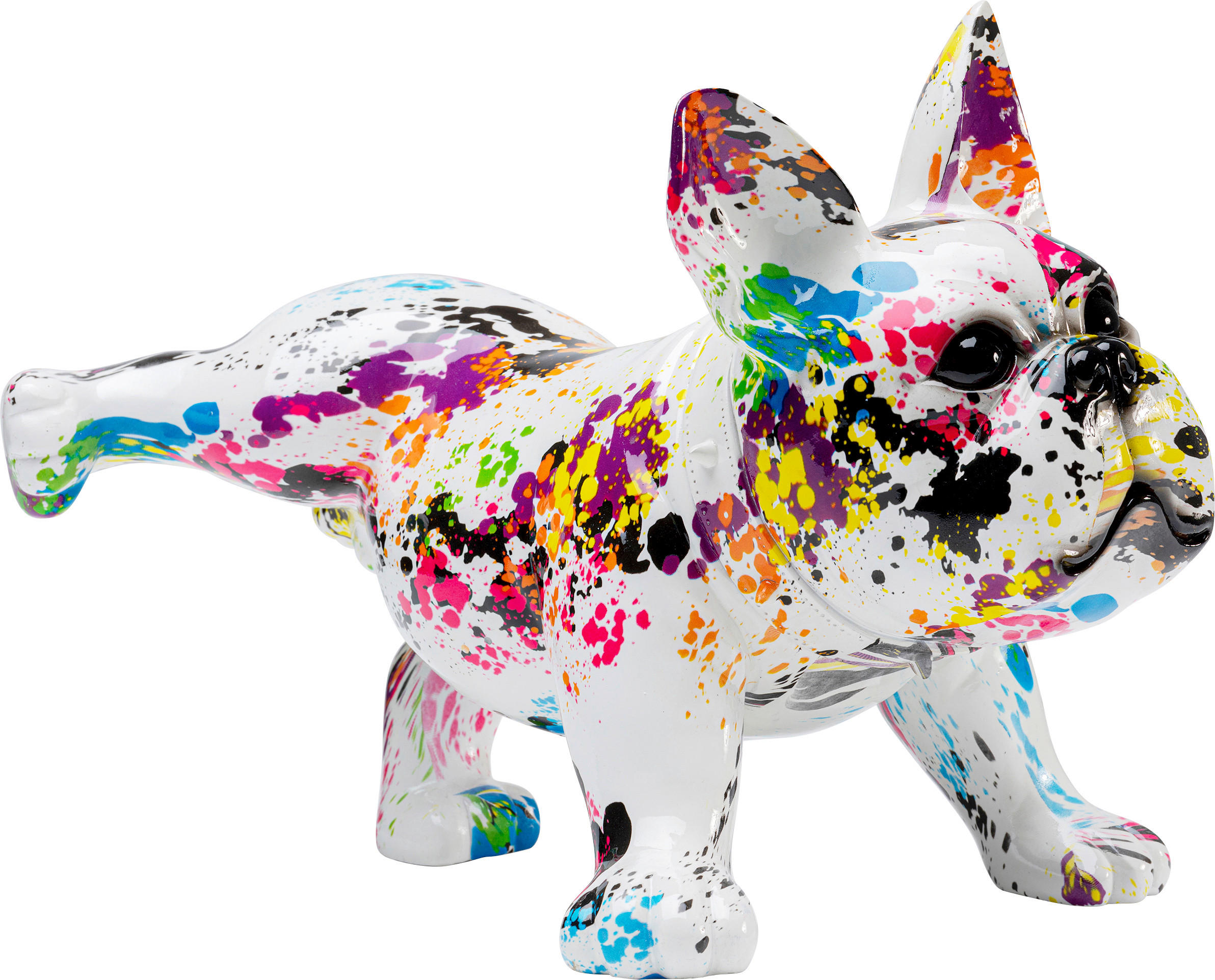 DEKOHUND - Multicolor/Weiß, Design, Kunststoff (18/32/21cm) - Kare-Design