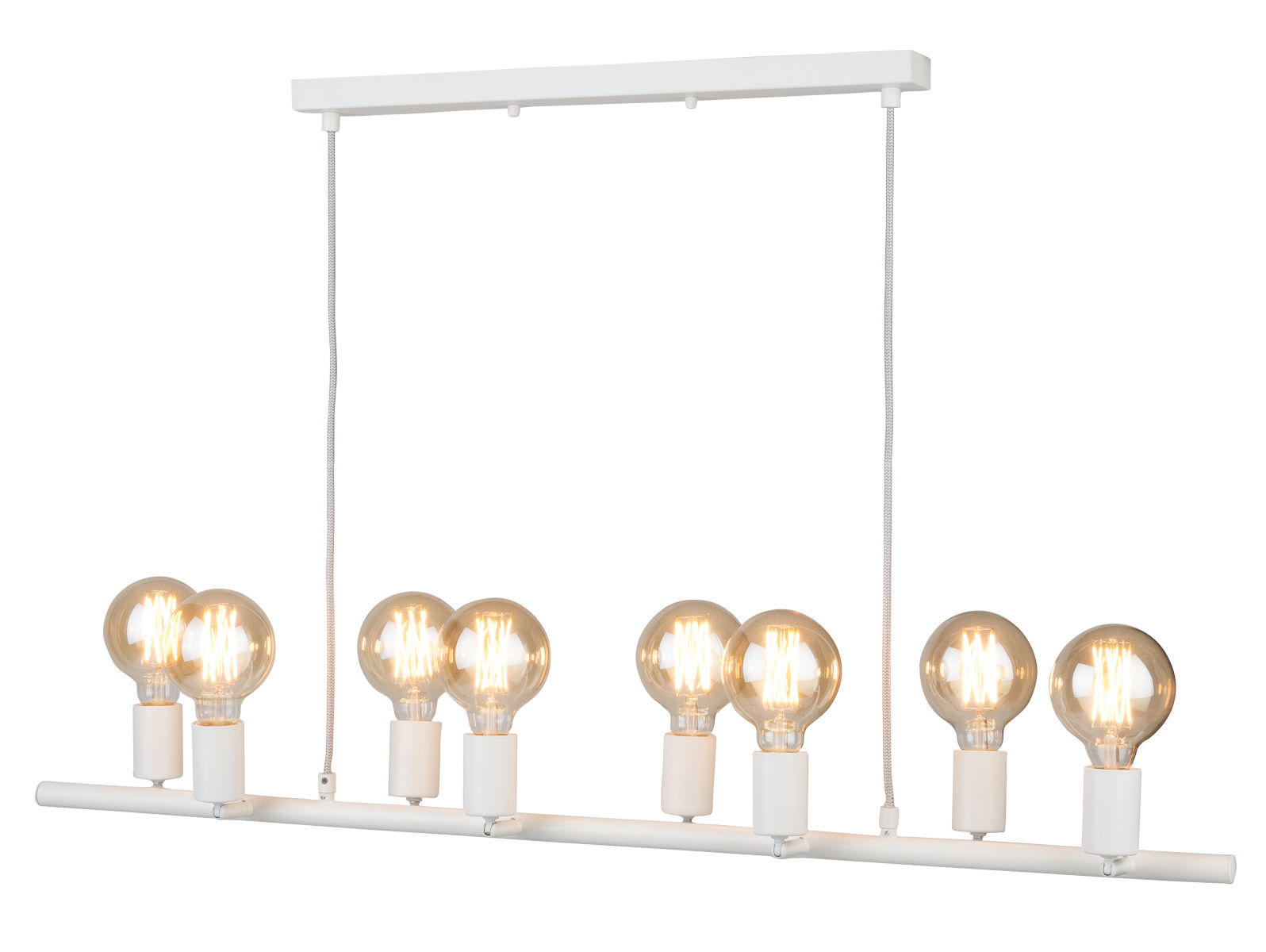 HÄNGLAMPA MIAMI 105/28/28-175 cm  - vit, Design, metall (105/28/28-175cm) - It's about Romi