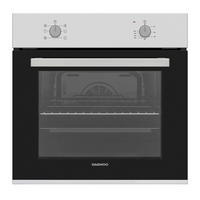 EINBAUBACKOFEN  - Grau, Basics, Glas/Metall (59.5/59.5/57.5cm) - Daewoo