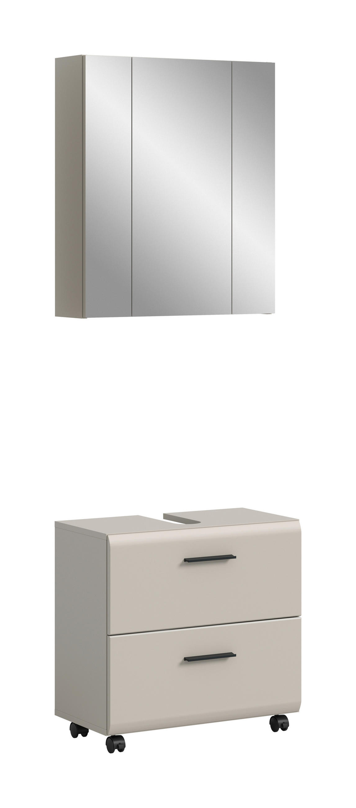 BADRUM 60 cm  - svart/kashmir, Trend, trämaterial/glas (60cm) - MID.YOU