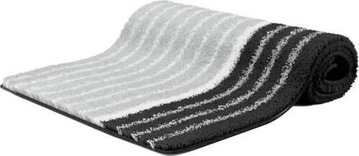 BADEMATTE GRUND Grau 70/120 cm  - Grau, Basics, Kunststoff/Textil (70/120cm) - Grund