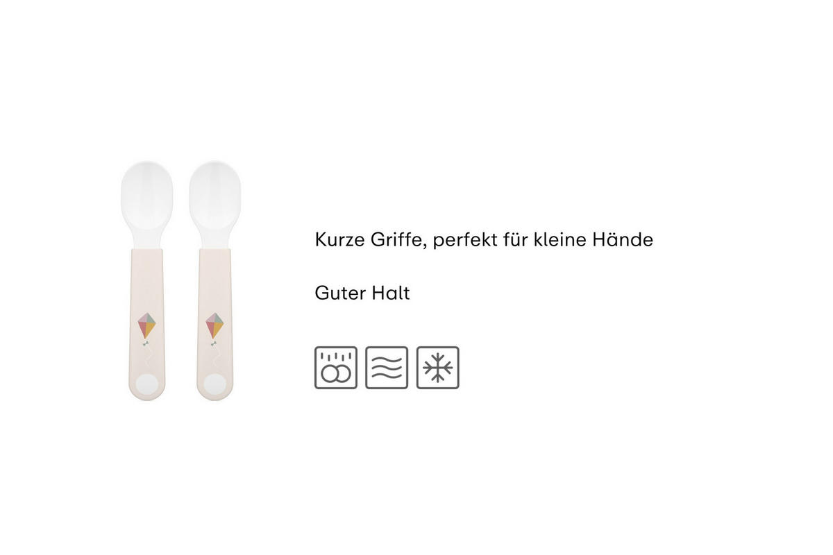 BREILÖFFELSET Mio  - Salbeigrün/Multicolor, Basics, Kunststoff (7,2/7,2/15,6cm) - Mepal