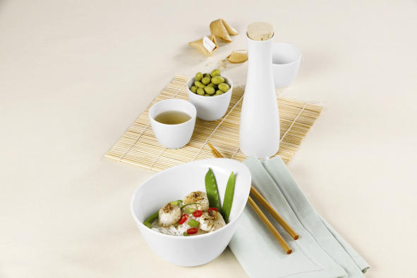 MISKA NA MÜSLI, keramika, 14 cm - bílá, Konvenční, keramika (14cm) - Seltmann Weiden