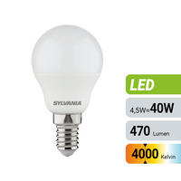 LED FILAMENT IZZÓ   4.2 W E14  - magasfényű fehér, Basics, műanyag (4.5/8.2cm)