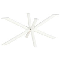 TISCHGESTELL Creme  - Creme, Design, Metall (160/75/72cm) - Landscape