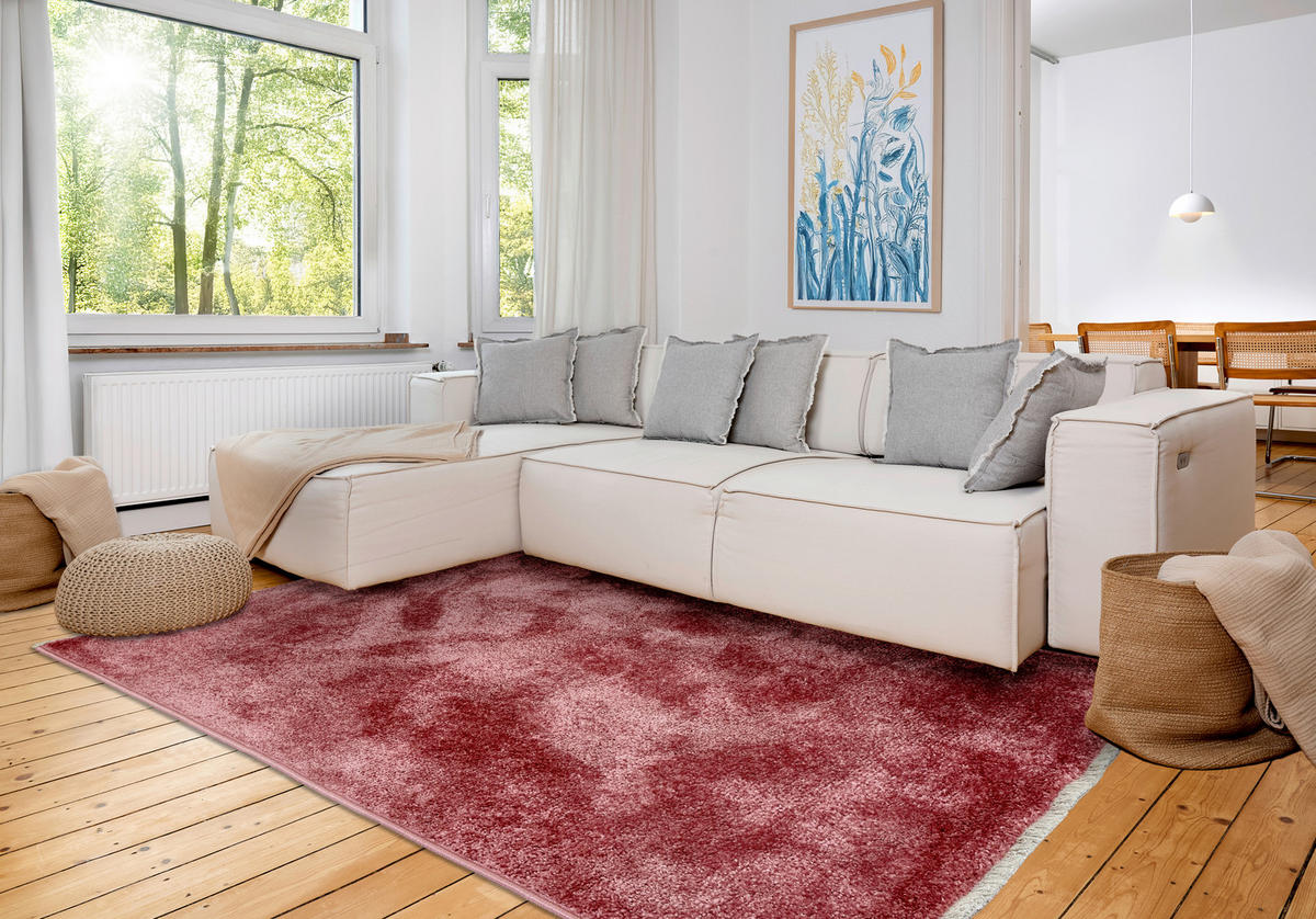 WEBTEPPICH 120/180 cm Stevie Altrosa rechteckig  - Altrosa, Basics, Kunststoff (120/180cm) - Astra