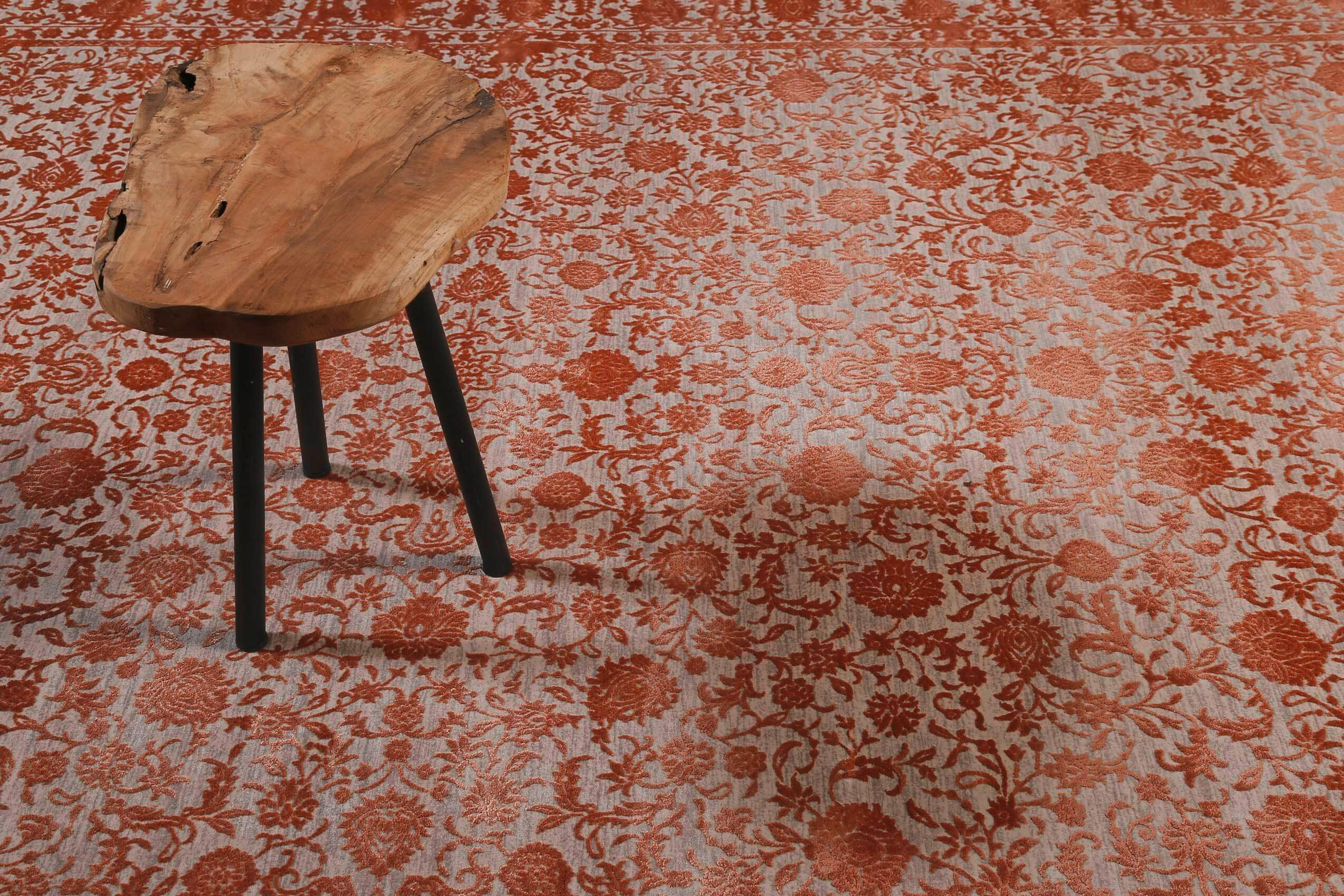 VINTAGE-TEPPICH 80/150 cm Florida Grau, Terracotta  - Terracotta/Grau, LIFESTYLE, Textil (80/150cm) - Esprit