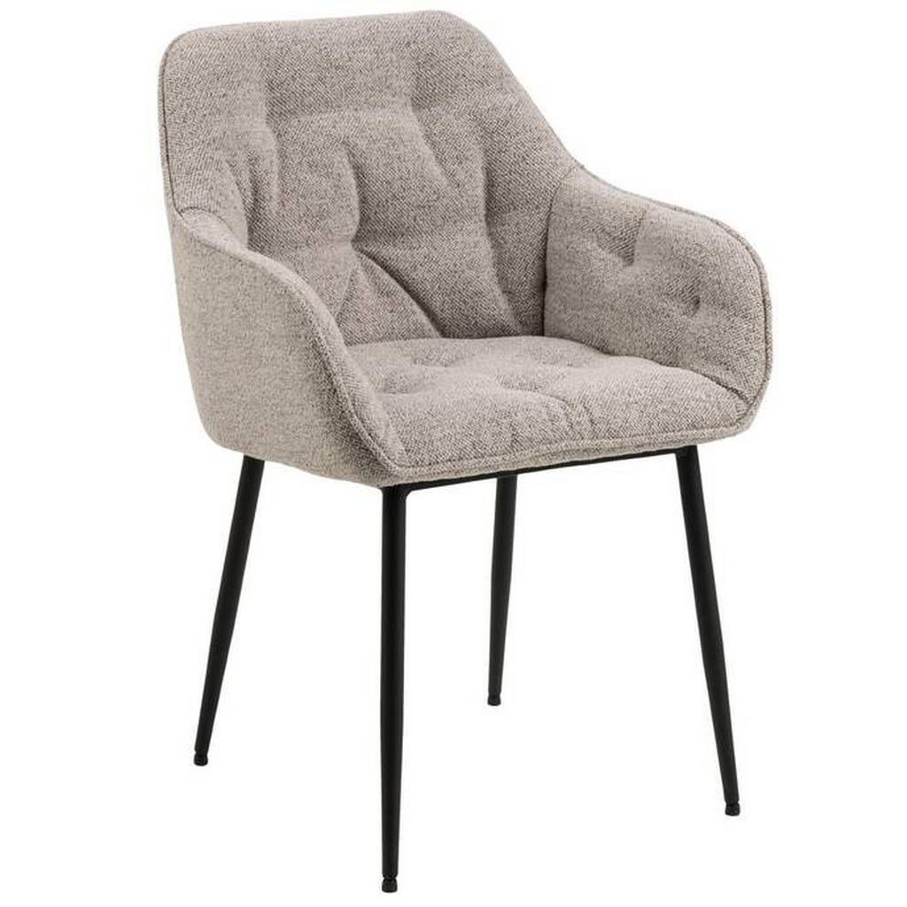 Armlehnstuhl Brooke Beige Gepolstert