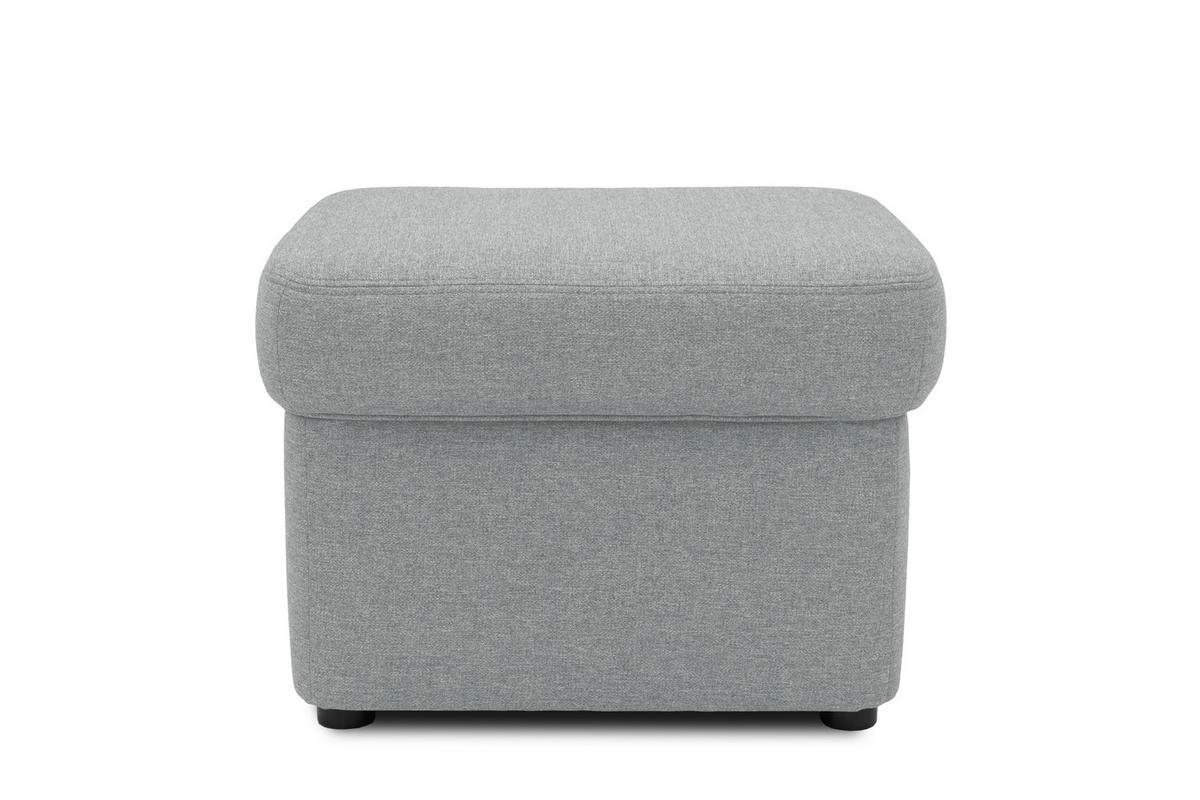 HOCKER Webstoff Mintgrün  - Schwarz/Mintgrün, KONVENTIONELL, Kunststoff/Textil (61/40/61cm) - MID.YOU