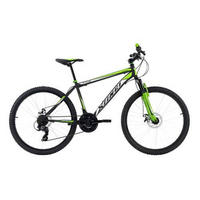 MOUNTAINBIKE 26 Zoll  - Schwarz/Grün, Basics, Metall (180/70/80cm) - KS Cycling