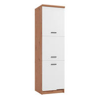EDÉNYTÁROLÓ SZEKRÉNY - ezüsttölgy, Basics, faalapú anyag (60/217/58cm) - Carryhome